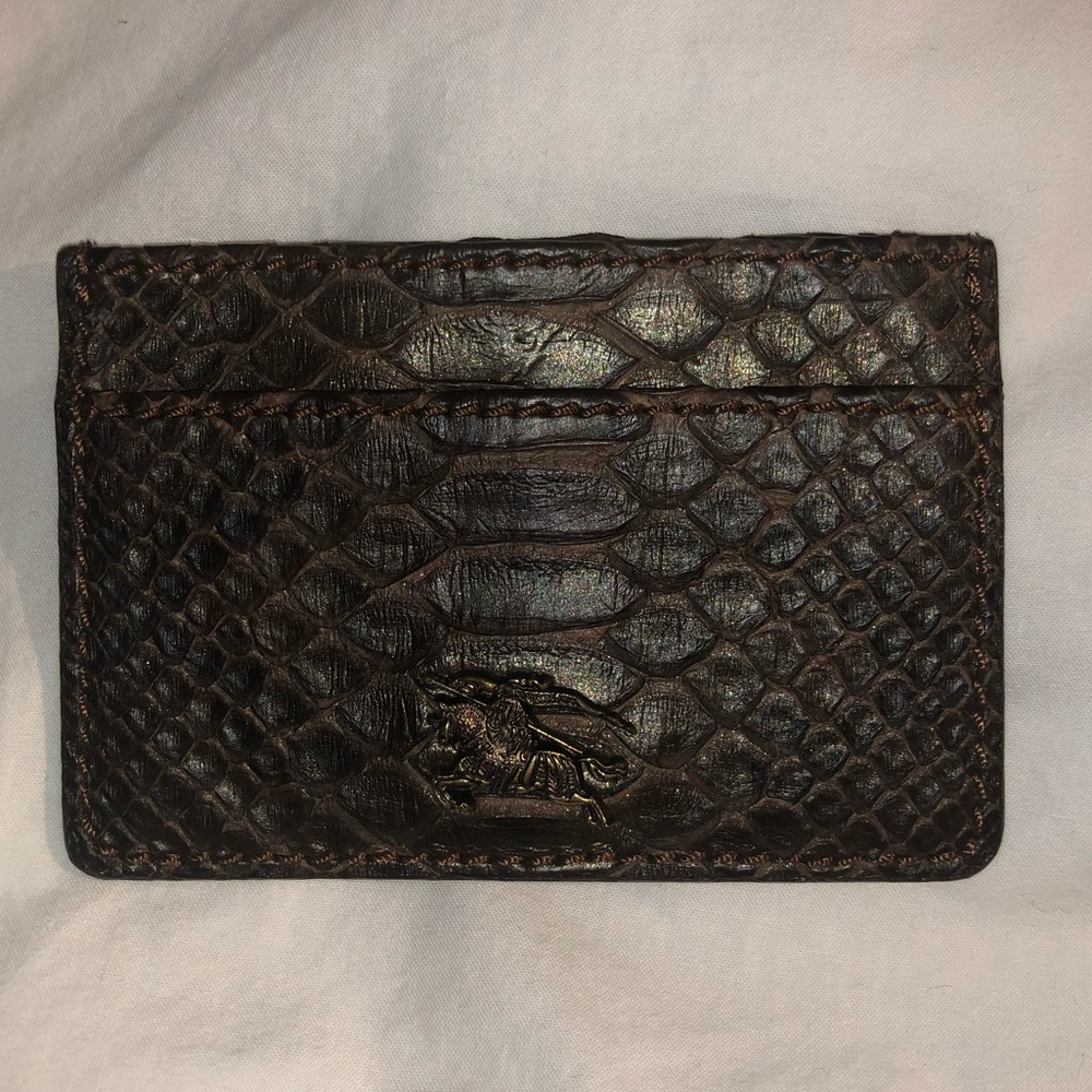 Burberry Snakeskin Cardholder